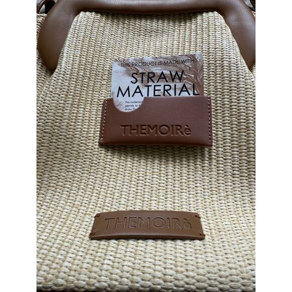 New with Tags Themoirè DHEA STRAW SHELL / CARAMEL Shoulder or Strap - Picture 4 of 6